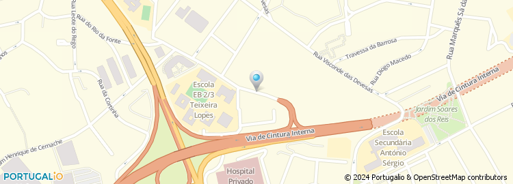 Mapa de Rua António Sampaio