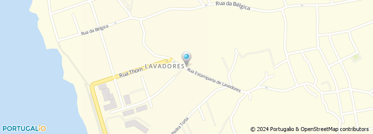 Mapa de Rua de Estamparia de Lavadores