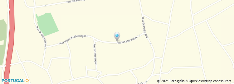 Mapa de Rua do Morangal