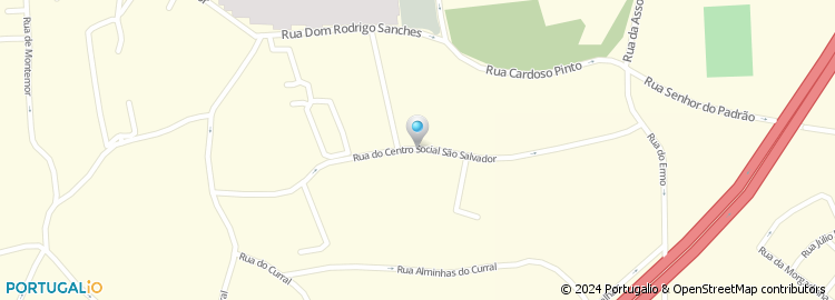 Mapa de Rua do Centro Social de São Salvador