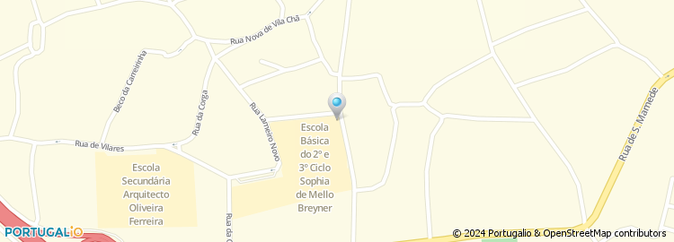 Mapa de Rua Doutor Milheiro