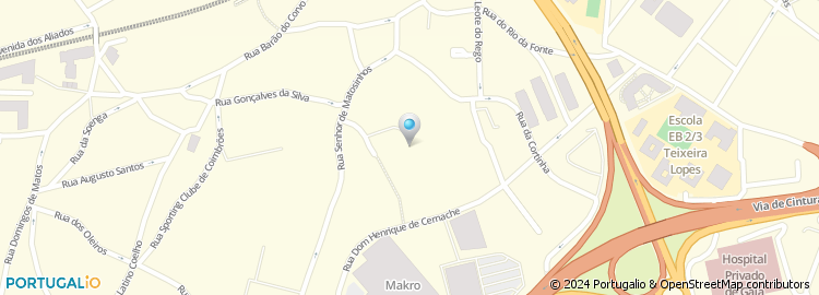 Mapa de Rua Doutor Narciso Rodrigues