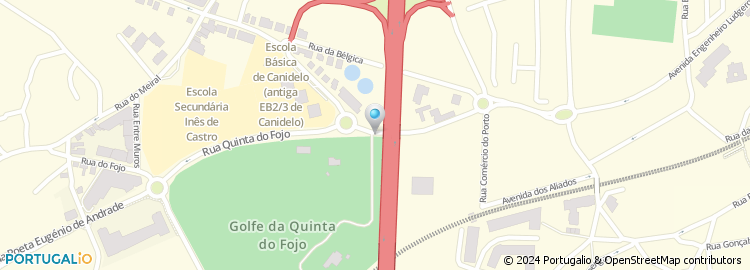 Mapa de Rua Nova do Fojo