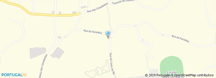 Mapa de Rua Rio da Costa