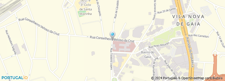 Mapa de Rua Teixeira Lopes