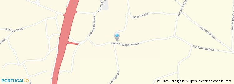 Mapa de Rua de Marujo