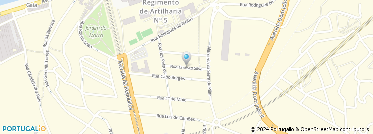 Mapa de Rua Ernesto da Silva