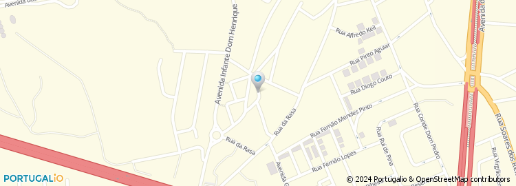 Mapa de Rua Manuel Alves de Sá
