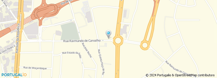 Mapa de Rua Raimundo de Carvalho
