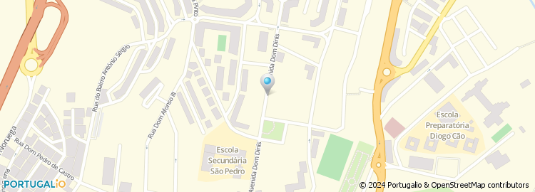 Mapa de Avenida de Dom Dinis
