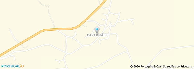 Mapa de Cavernães