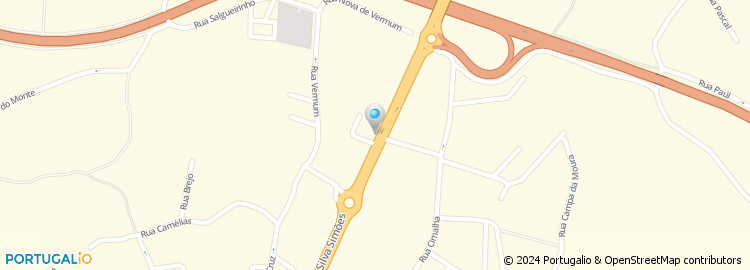 Mapa de Rua da Salva Rio
