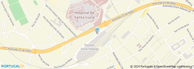 Mapa de Vodafone, Estação Viana Shopping