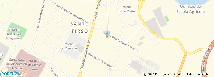 Mapa de Walk-In Clinics, Santa Maria da Feira