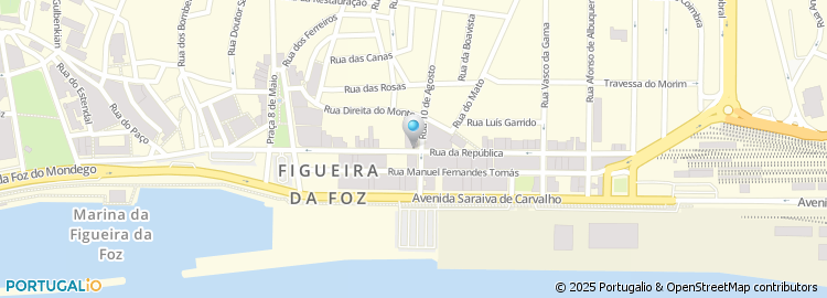 Mapa de 2º Cartório Notarial da Figueira da Foz