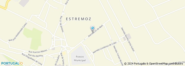 Mapa de 2M Centro Clínico de Estremoz, Lda