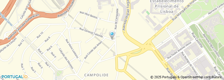 Mapa de A Bela de Campolide - Peixaria, Lda