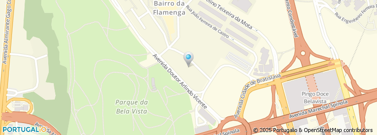 Mapa de A Bela Vista da Flamenga - Restauração Lda