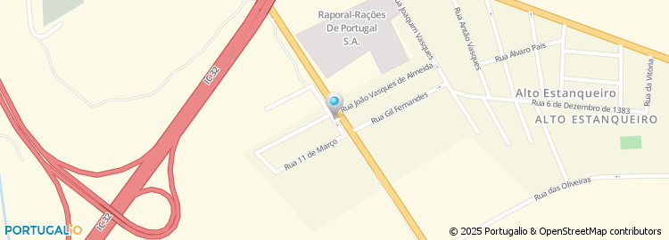 Mapa de A. C. Fernandes, Unip., Lda