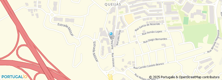 Mapa de A Central de Queijas - Actividades Hoteleiras, Lda