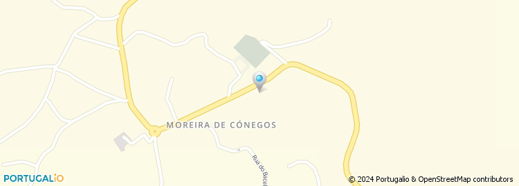 Mapa de A Eléctrica de Moreira de Conegos, C.R.L