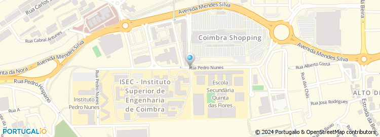 Mapa de A Escola da Noite - Grupo de Teatro de Coimbra