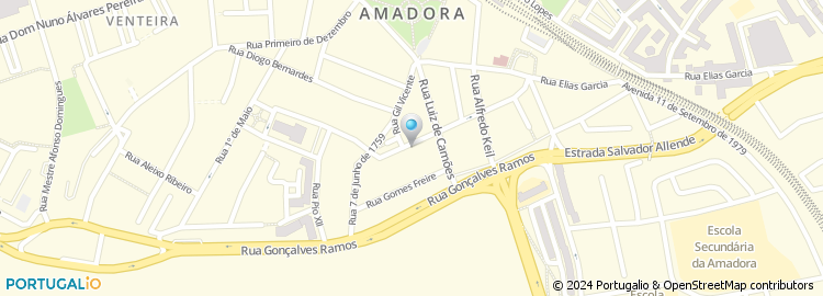 Mapa de A. F. Anacleto - Reparação Automóveis, Lda