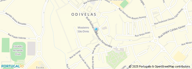 Mapa de A Funeraria de Odivelas - Empresa de Funerais e Transladações, Lda