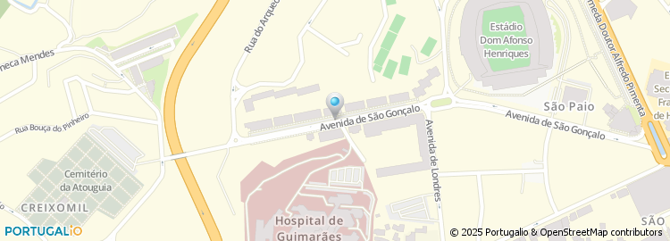 Mapa de A Guimaraes, Lda