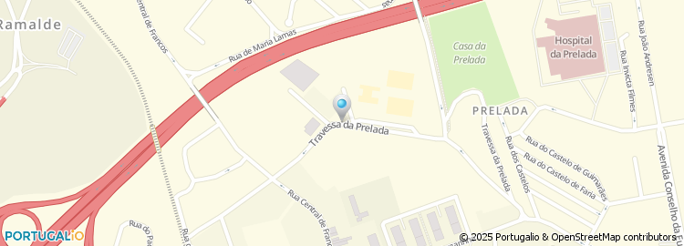 Mapa de A J B Consultores em Psicologia, Lda
