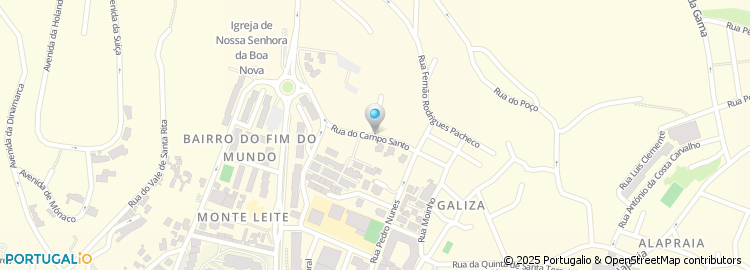 Mapa de A J C Gestão e Informática, Lda