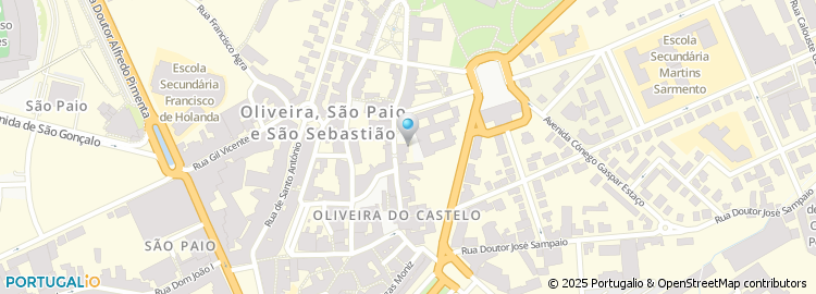 Mapa de A Oficina - Centro de Artes e Mesteres Tradicionais de Guimarães Ciprl