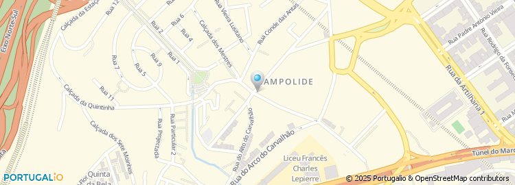 Mapa de A Santos & Alves, Lda