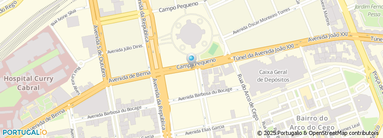 Mapa de A Vulcanizadora do Campo Pequeno, Lda