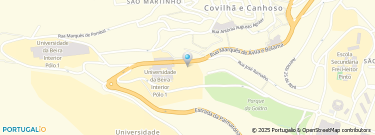 Mapa de AAUBI, Associação Académica da UBI