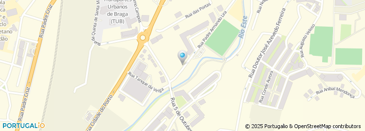 Mapa de Abb - Academia Bilhar de Braga Lda