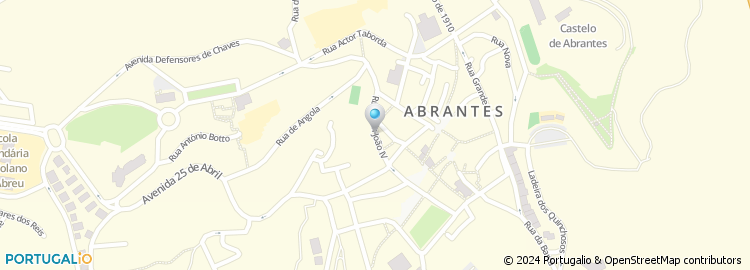 Mapa de Abrangas - Armando & Matos, Lda