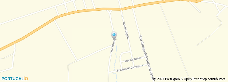 Mapa de Rua do Caldeirão