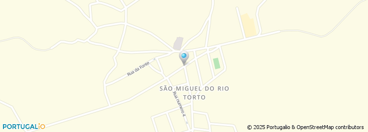 Mapa de Rua do Canto das Froias