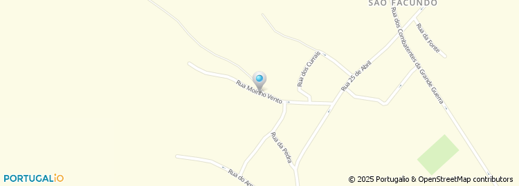Mapa de Rua do Moinho de Vento
