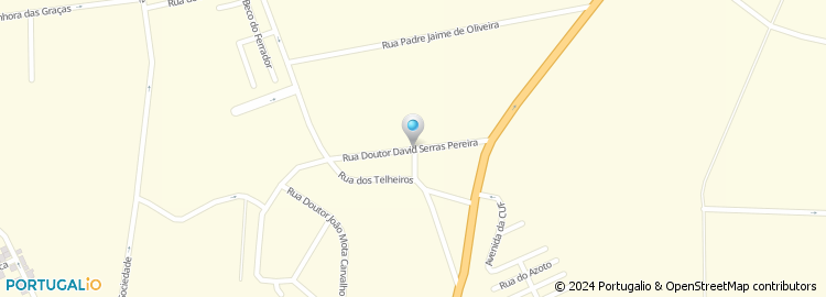 Mapa de Rua Doutor Álvaro Barreirinhas Cunhal
