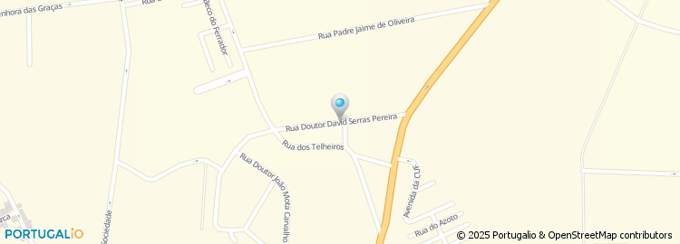 Mapa de Rua Doutor David Serras Pereira