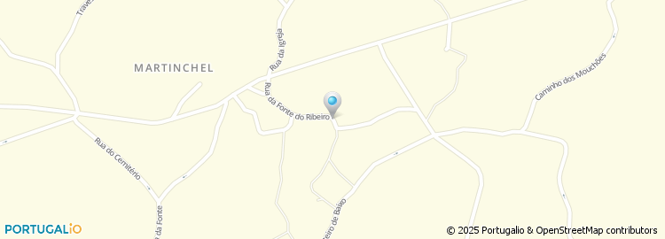 Mapa de Rua Hortas do Ribeiro
