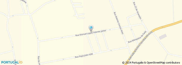 Mapa de Rua Manuel Lopes Valente Júnior