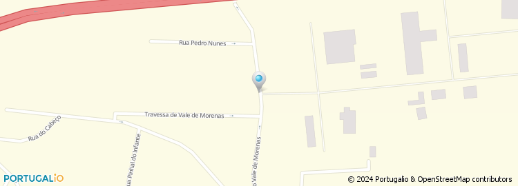 Mapa de Rua do Vale de Morenas