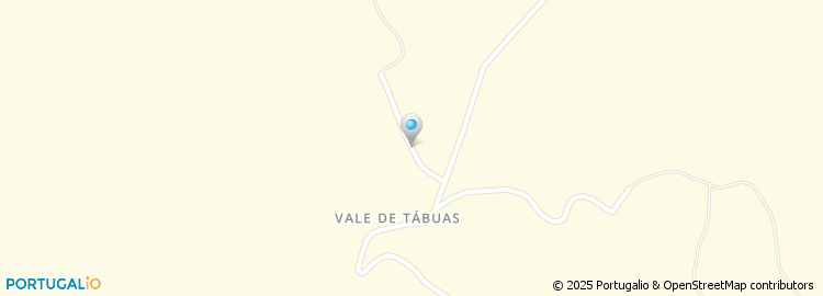 Mapa de Vale de Tabuas