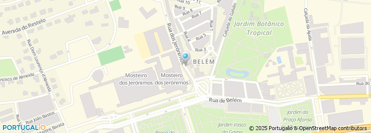 Mapa de Abrigo Infantil de Santa Maria de Belem