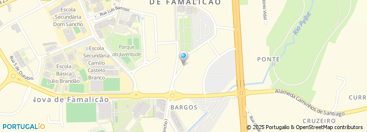 Mapa de Academia APAMM Famalicão