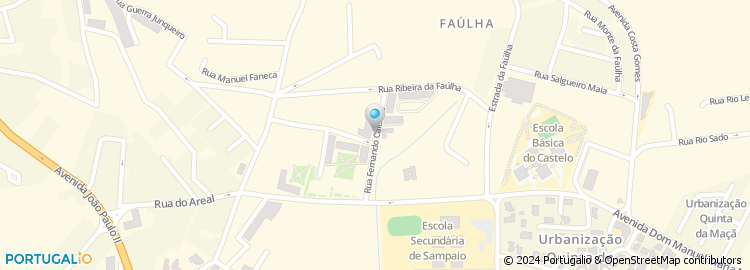 Mapa de Academia de Estudos Santiago, Lda