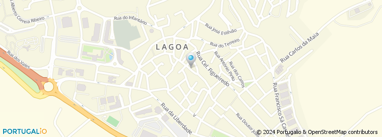 Mapa de Academia de Música de Lagos - Secção de Lagoa
